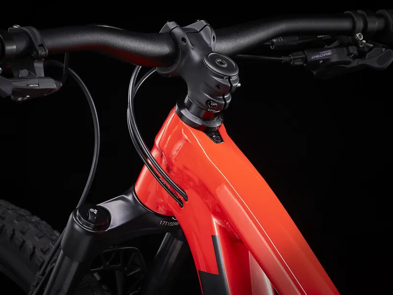 TREK Top Fuel 5 Full Suspension Mountain Bike in Radioactive Red-3